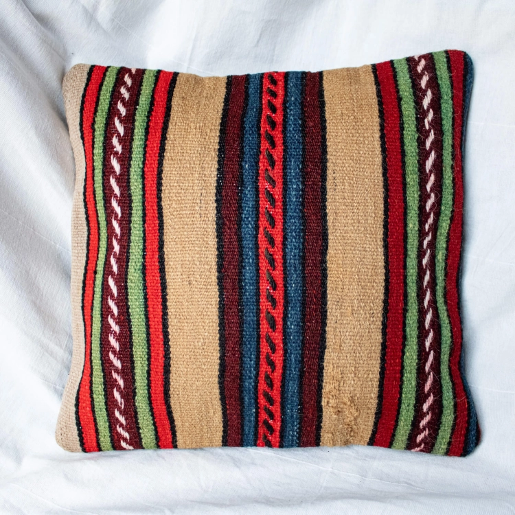 Turecka poszewka na poduszkę kilim w stylu vintage