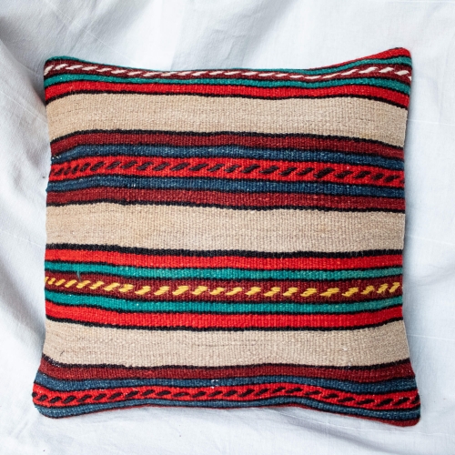 Kilim w paski na poduszkę o wymiarach 40x40cm
